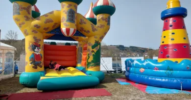 Der große Hüpfburgen-Funpark „Candy-Land“ gastiert ab Mittwoch, 1. Mai, wieder in Gotha