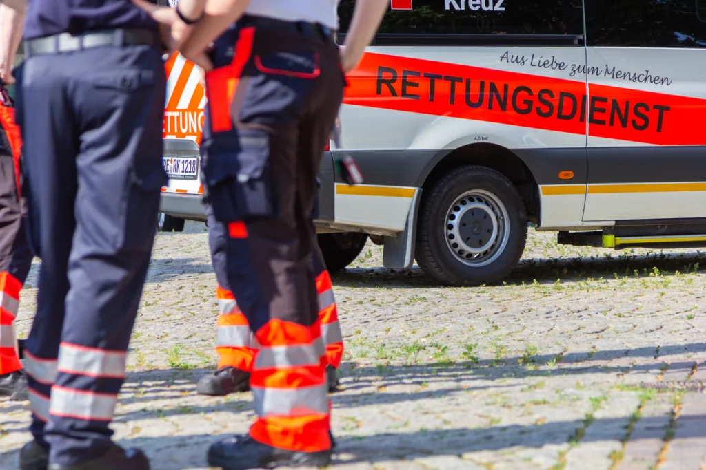 Krankenwagen im Einsatz