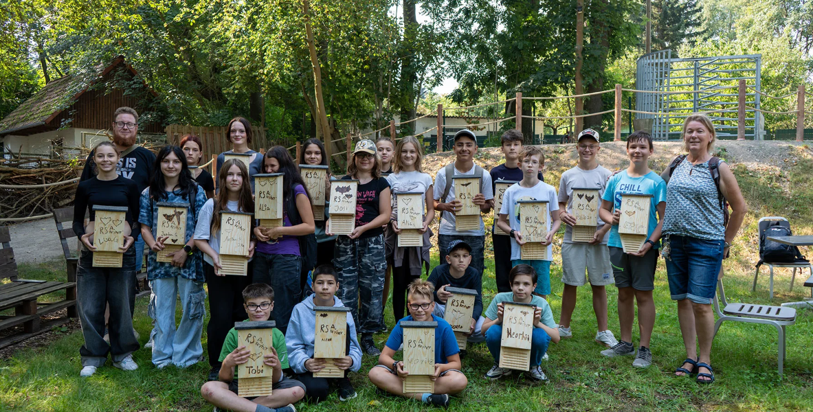 Schulausflug der Reyherschule Gotha für einen tierisch guten Zweck.