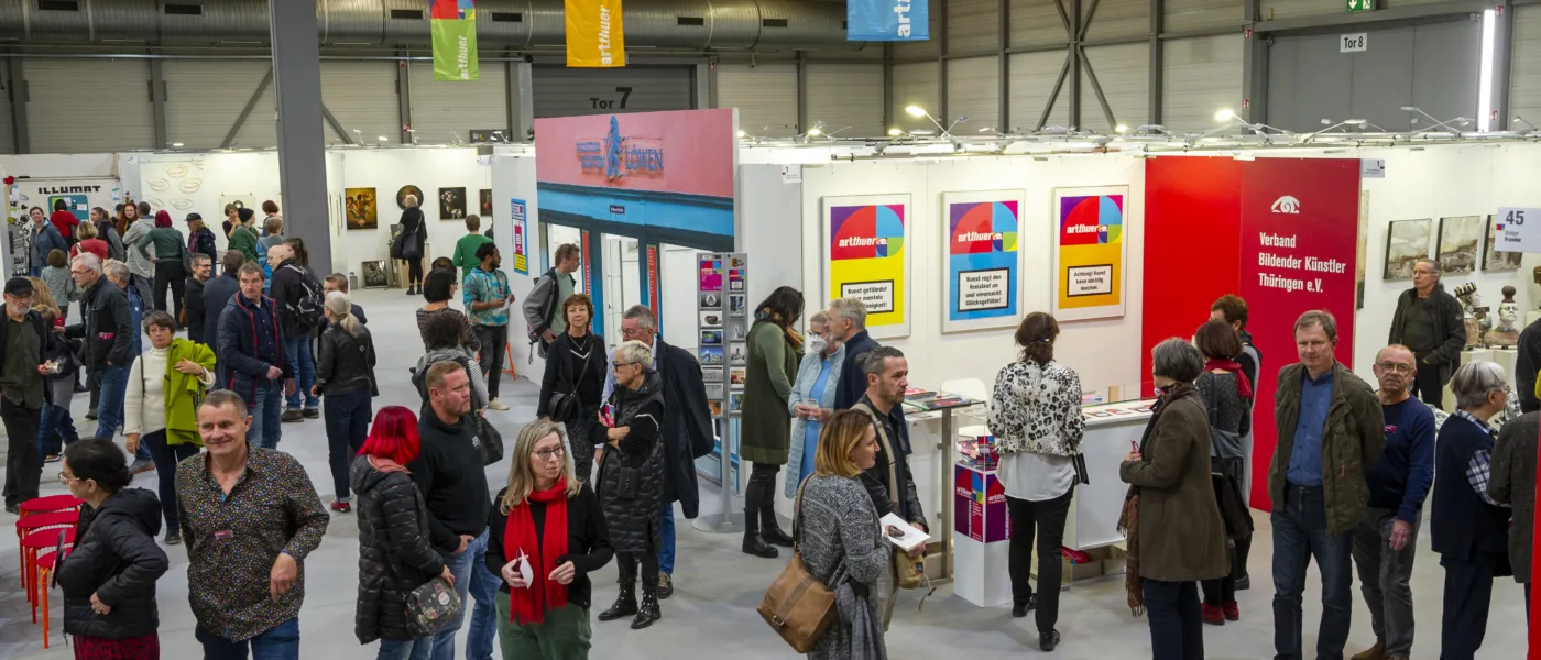 Mitteldeutschlands größte Kunstmesse fördert den Austausch der regionalen Kunstszene.