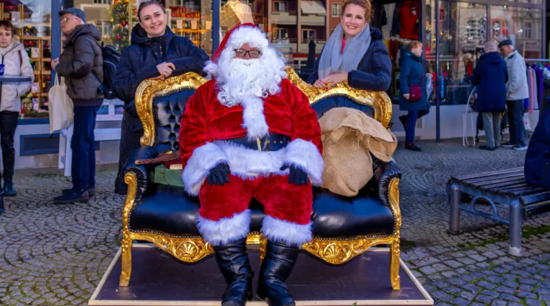 Weihnachtsmann am 13. 12. erneut in der Gothaer Innenstadt