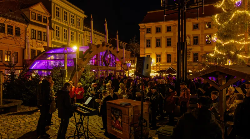 „Gotha singt!“ auf dem Weihnachtsmarkt