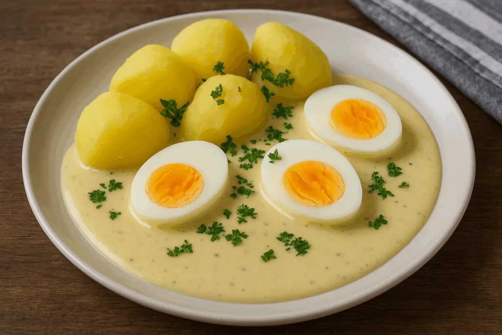 Eier in Senfsoße – ein Klassiker aus DDR-Zeiten