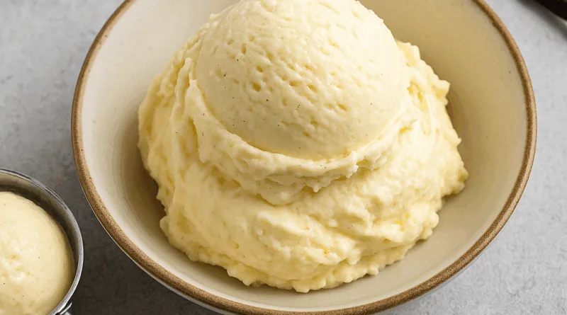 Selbstgemachtes Vanilleeis – cremig, einfach, ohne Eismaschine