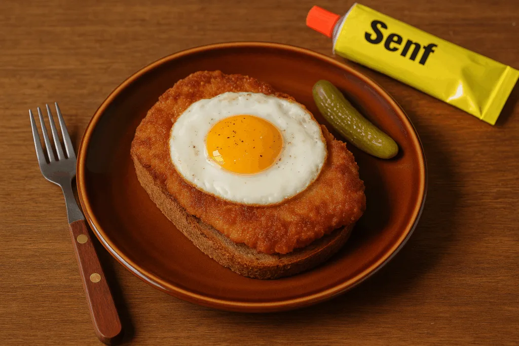 🥪 Schnitzel auf Brot mit Spiegelei – DDR-Klassiker für den kleinen Hunger