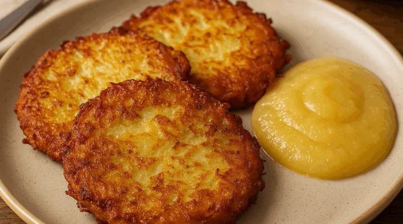 Thüringer Kartoffelpuffer mit Apfelmus – knusprig, deftig, ehrlich