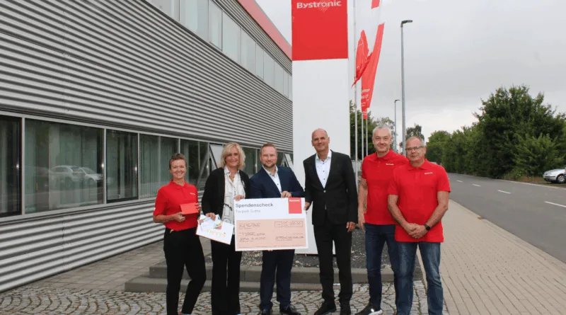 Engagement mit Biss – Bystronic Gotha spendet für Tiger & Co.