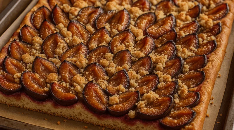 Zwetschgenkuchen vom Blech – wie bei Oma