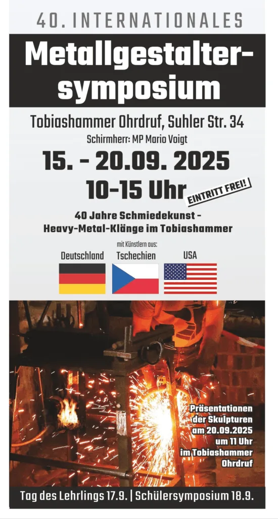 40 Jahre Schmiedekunst - Heavy-Metal-Klänge im Tobiashammer