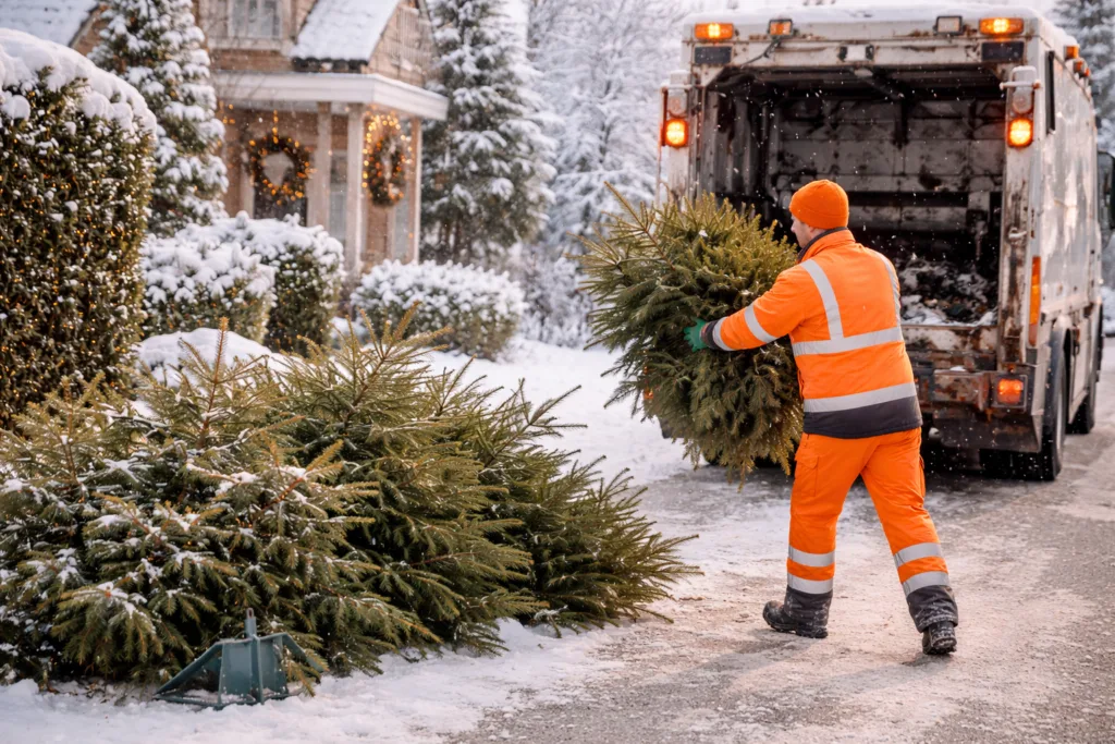 Gotha: Weihnachtsbäume werden im Januar abgeholt