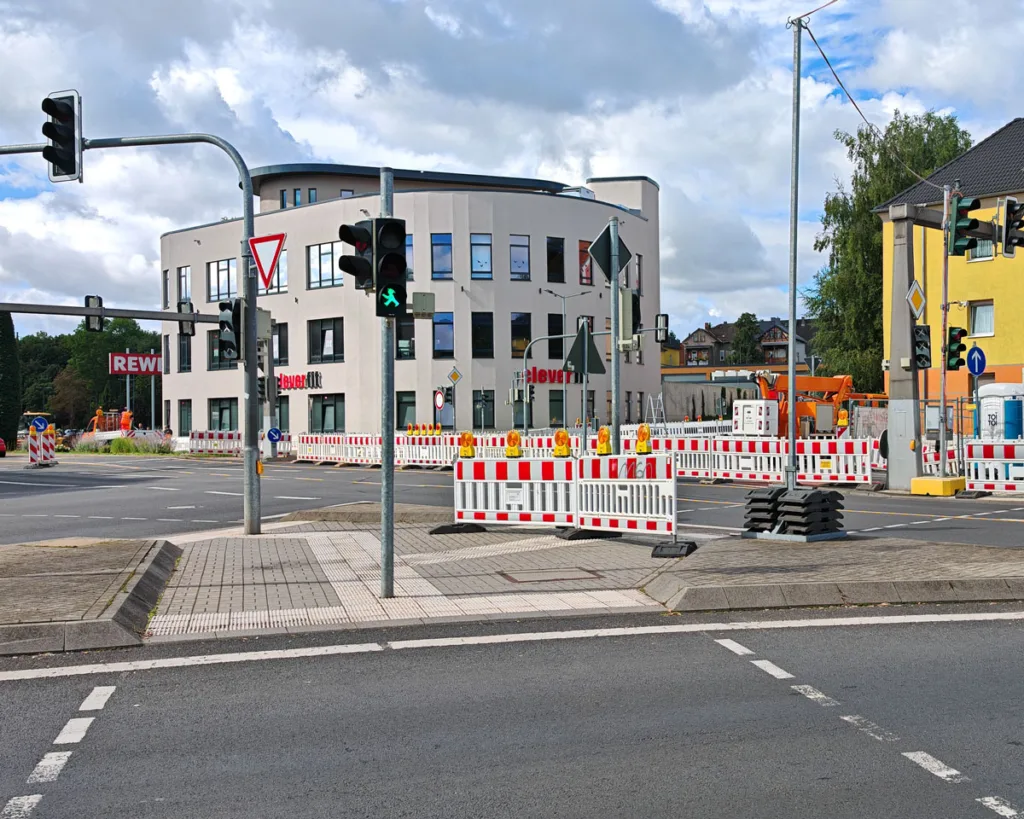 Europakreuzung: Vorzeitige Öffnung der Verkehrsführung