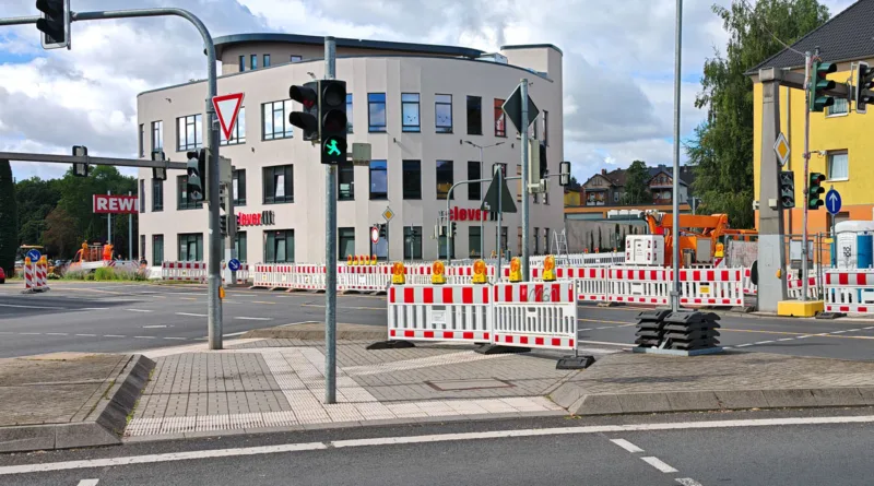 Europakreuzung: Vorzeitige Öffnung der Verkehrsführung