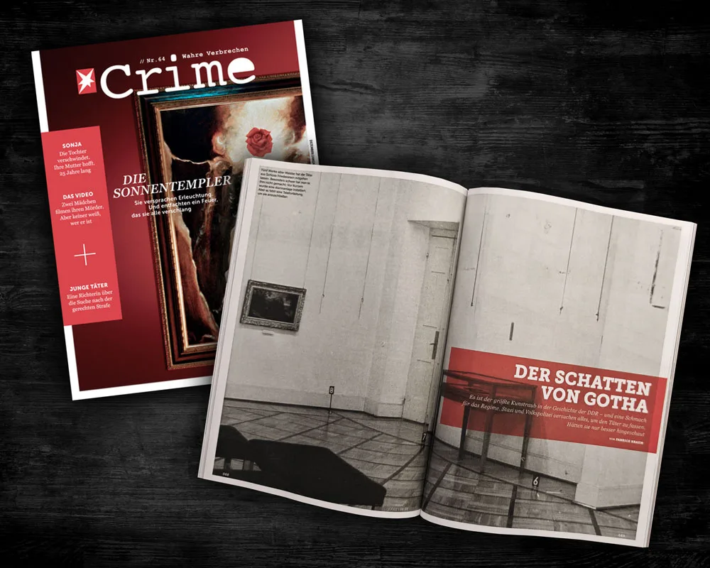 Der Schatten von Gotha - „Stern Crime“ widmet 12-seitigen Bericht dem größten Kunstraub der DDR