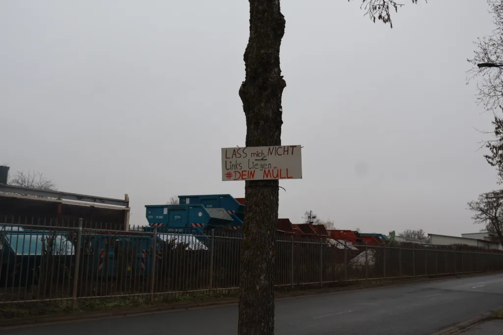 Vermüllung in Gotha-Ost