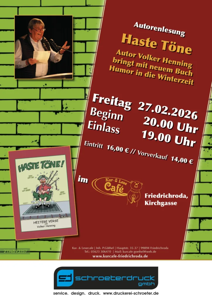 Termine vormerken: Das ist los in Friedrichroda