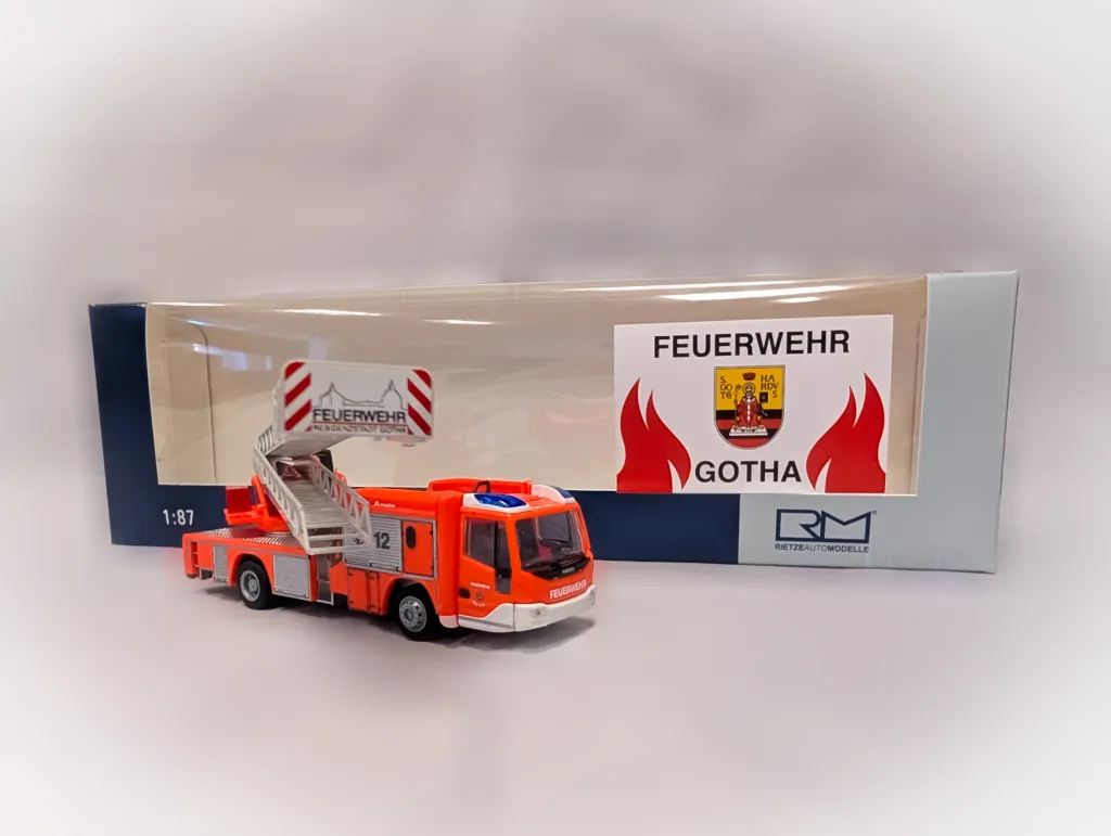 Gothaer Drehleiter jetzt als Miniaturmodell erhältlich