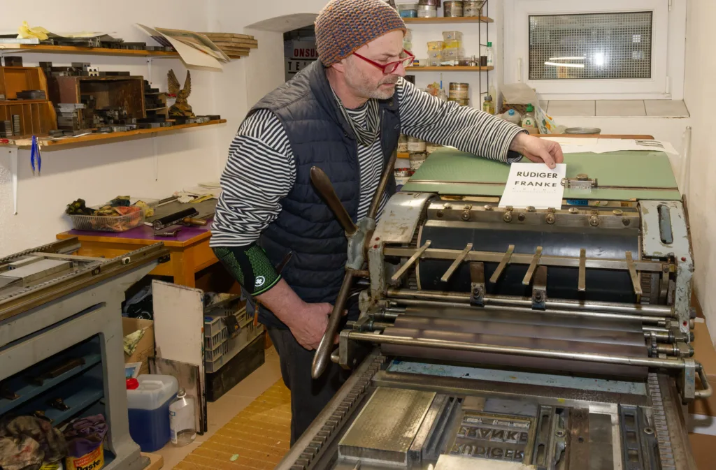 Bleisatz - das Spiel mit der Bewegung