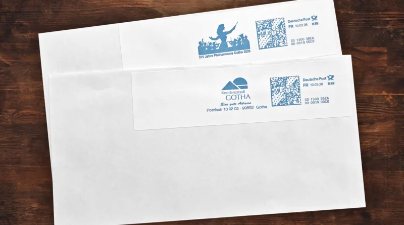 Neue Poststempel für die Stadtverwaltung Gotha