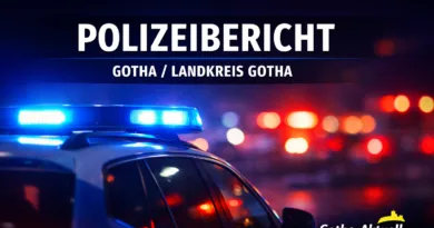 Gotha: Bedrohung in der Lindemannstraße – Polizei spricht Platzverweis aus