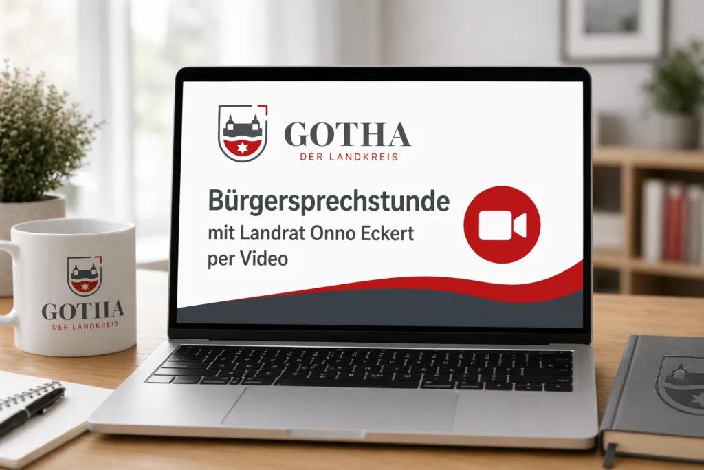 Landkreis Gotha: Bürgersprechstunde mit Landrat Onno Eckert per Video
