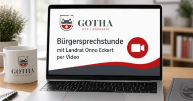 Landkreis Gotha: Bürgersprechstunde mit Landrat Onno Eckert per Video
