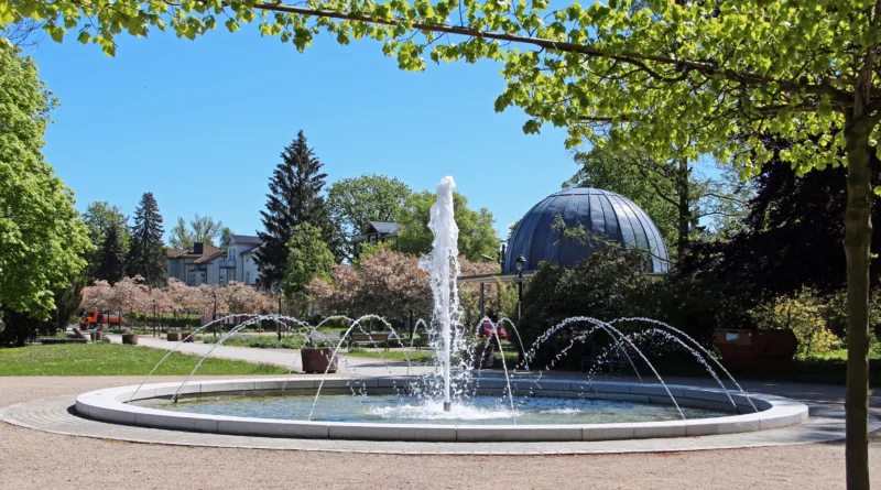 Inbetriebnahme Springbrunnen im Kurpark Friedrichroda 