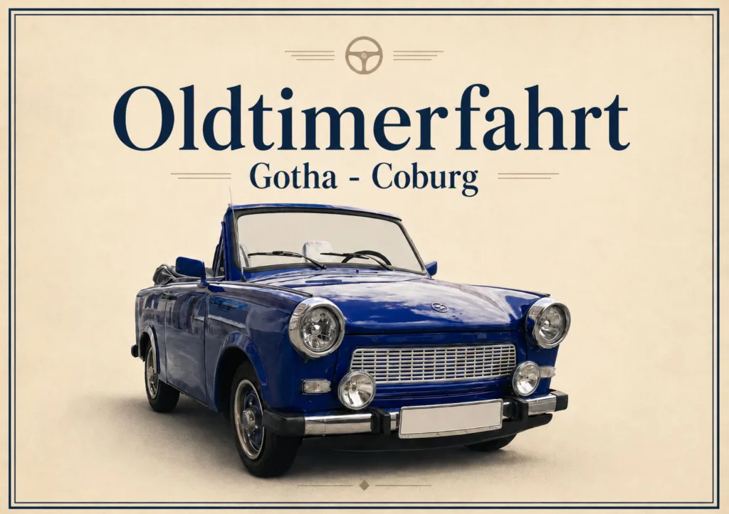 Oldtimerfahrt von Gotha nach Coburg