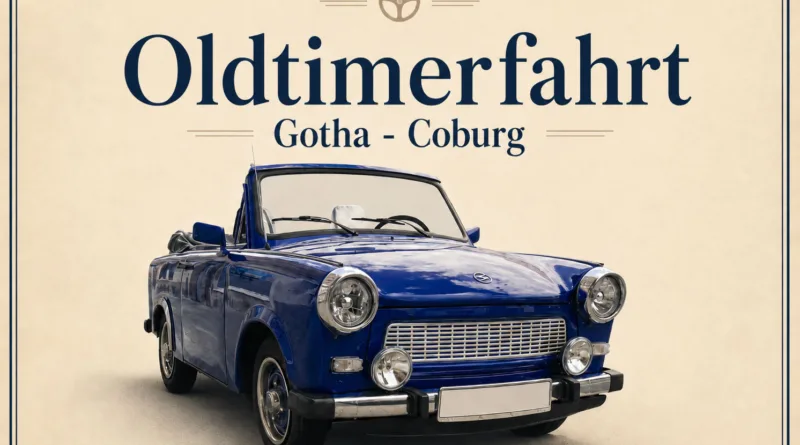 Oldtimerfahrt von Gotha nach Coburg