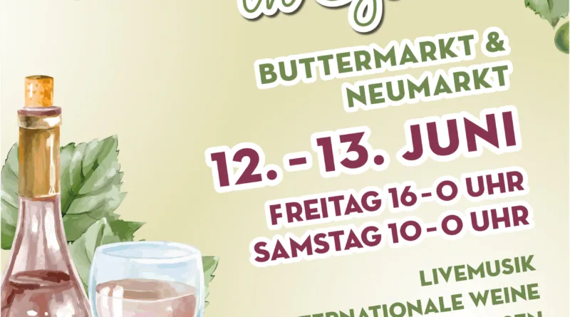 Gotha: Zwei Tage Weingenuss verwandelt Neumarkt und Buttermarkt in ein Weindorf