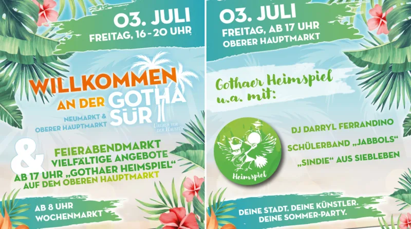 Gotha: GothaSÜr startet mit Feierabendmarkt