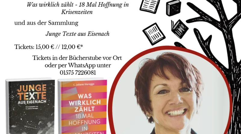 Gotha: Lesung mit C. Juliane Vieregge