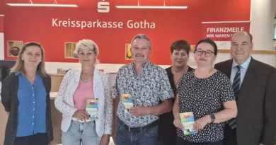 Gotha: Drei glückliche Gewinner beim Sparkassen-Schätzspiel zum Gothardusfest Gotha: Drei glückliche Gewinner beim Sparkassen-Schätzspie