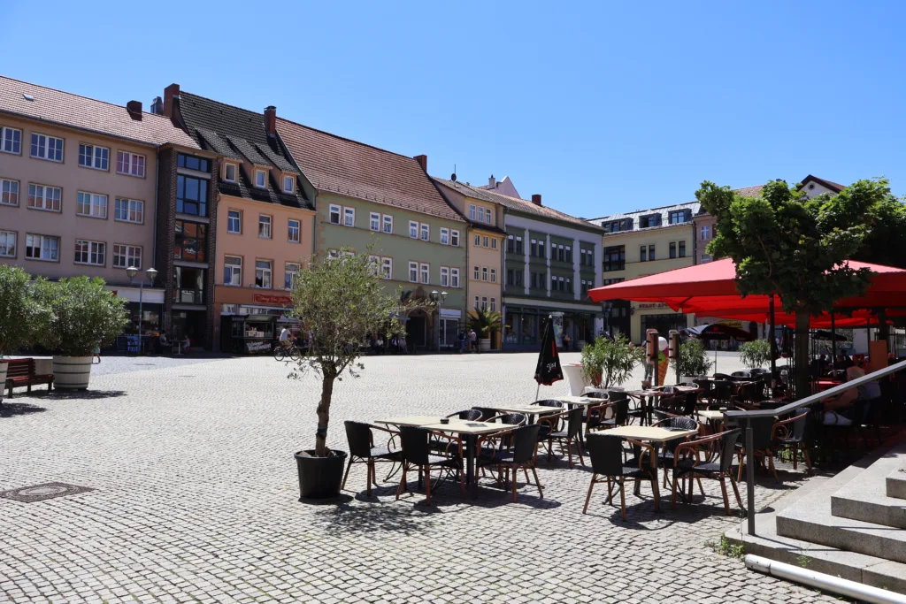 Gotha: Unified Street-Soccer-Turnier und Demokratie-Bus auf dem Neumarkt
