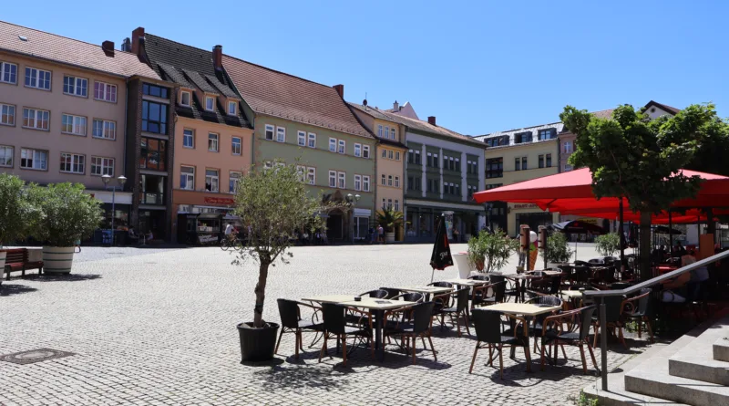 Gotha: Unified Street-Soccer-Turnier und Demokratie-Bus auf dem Neumarkt
