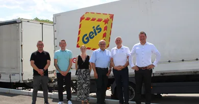 Gotha: Wirtschaftsbesuch bei Geis Eurocargo auf ehemaligem Praktiker-Gelände Gotha: Wirtschaftsbesuch bei Geis Eurocargo auf ehemaligem Praktiker-Gelände
