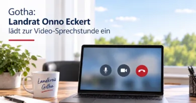 Gotha: Landrat Onno Eckert lädt zur Video-Sprechstunde ein Gotha: Landrat Onno Eckert lädt zur Video-Sprechstunde ein