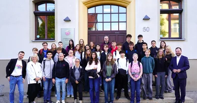 Gotha: Schüler aus Ancona besuchen das Landratsamt