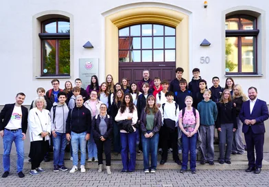 Gotha: Schüler aus Ancona besuchen das Landratsamt