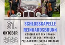 Zusatzkonzert in der Schlosskapelle Reinhardsbrunn mit der Thüringen Philharmonie Gotha-Eisenach