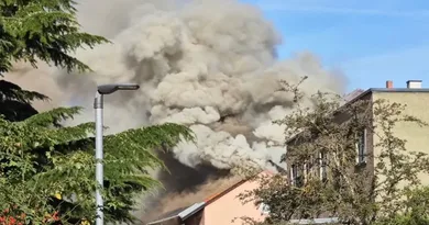 Hausbrand in Gotha